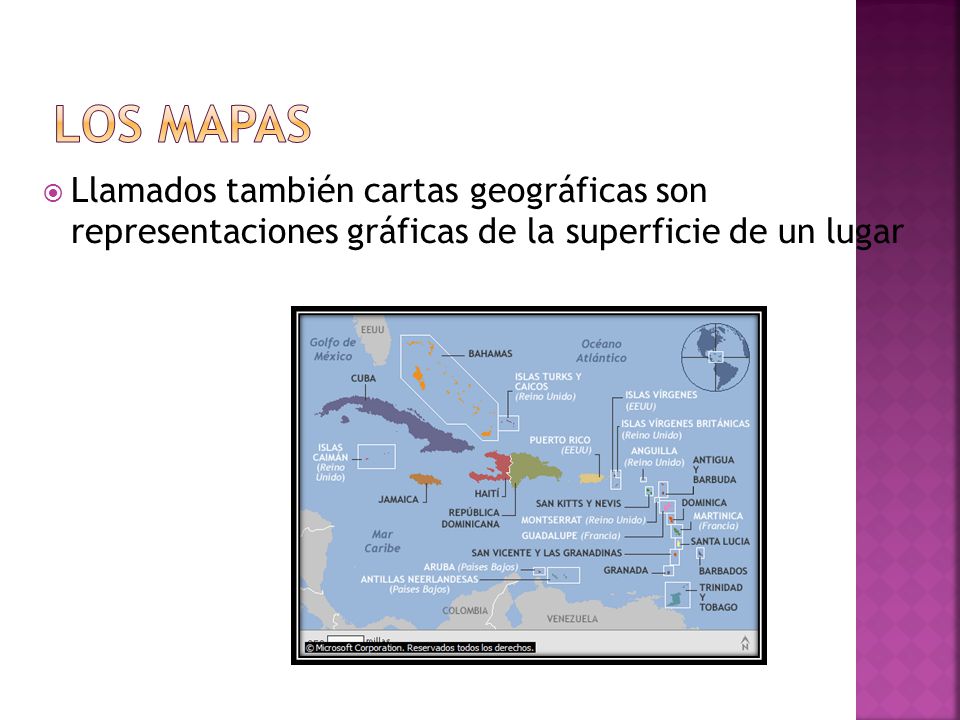 Los mapas Llamados también cartas geográficas son representaciones gráficas de la superficie de un lugar.