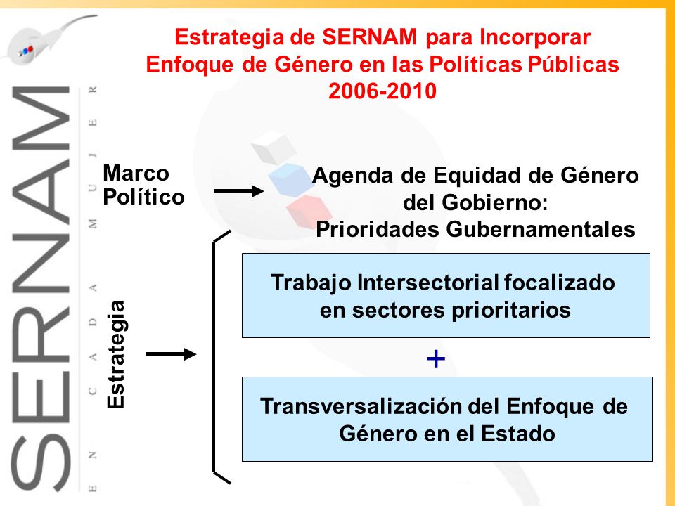 Estrategia de SERNAM para Incorporar Enfoque de Género en las Políticas Públicas