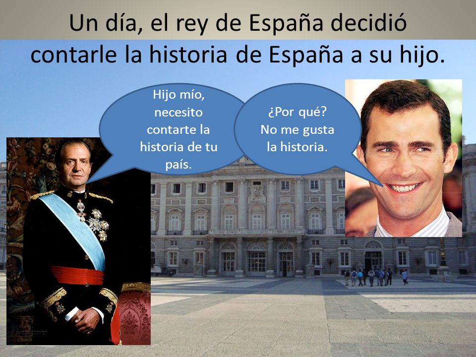 Hijo mío, necesito contarte la historia de tu país.