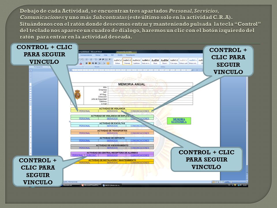 CONTROL + CLIC PARA SEGUIR VINCULO CONTROL + CLIC PARA SEGUIR VINCULO