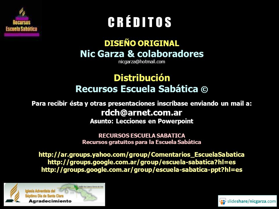 C R É D I T O S Nic Garza & colaboradores Distribución