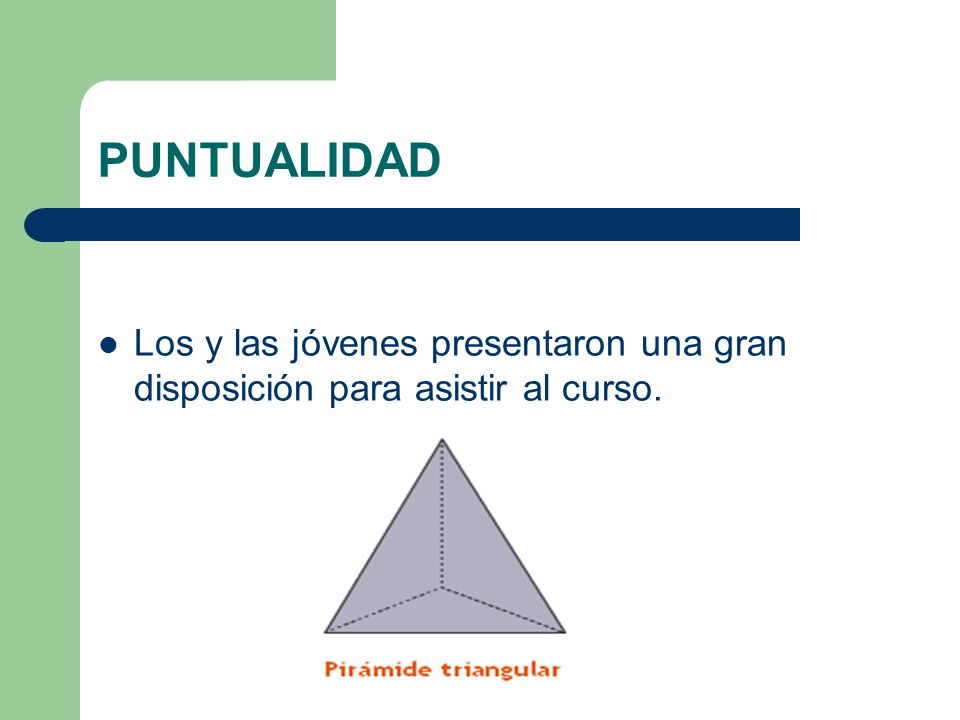 PUNTUALIDAD Los y las jóvenes presentaron una gran disposición para asistir al curso.