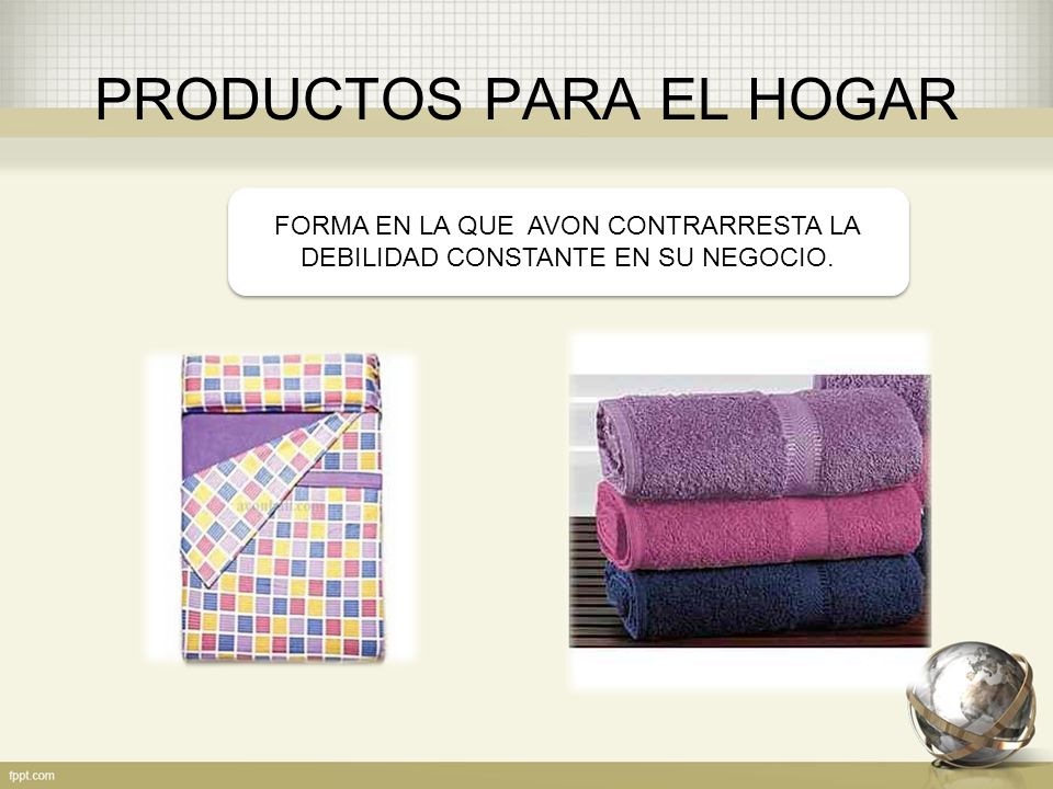 PRODUCTOS PARA EL HOGAR