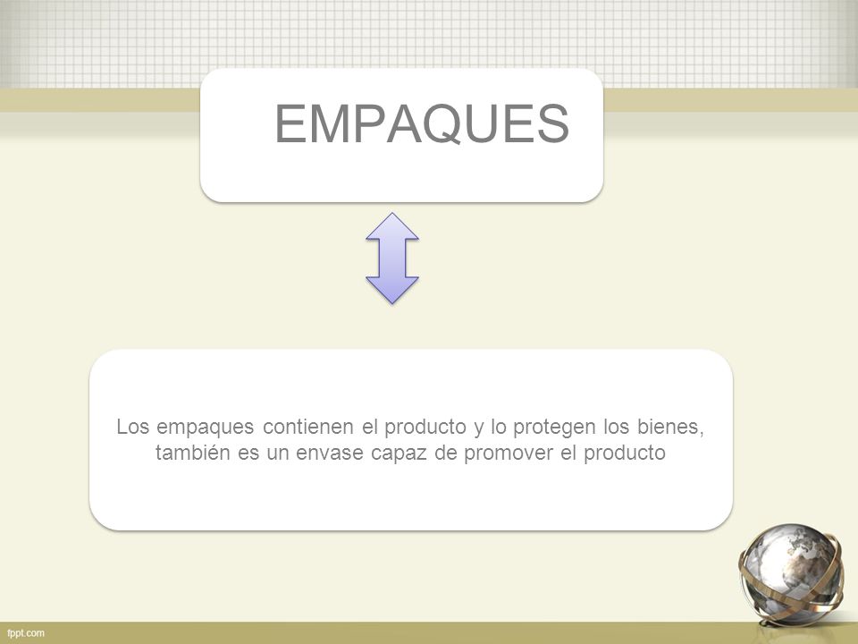 EMPAQUES Los empaques contienen el producto y lo protegen los bienes, también es un envase capaz de promover el producto.