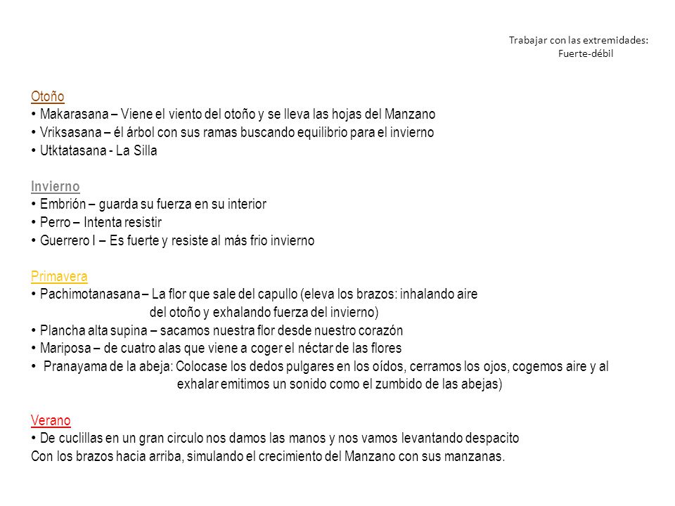 Embrión – guarda su fuerza en su interior Perro – Intenta resistir