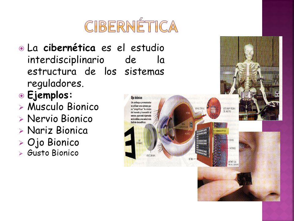 Cibernética La cibernética es el estudio interdisciplinario de la estructura de los sistemas reguladores.
