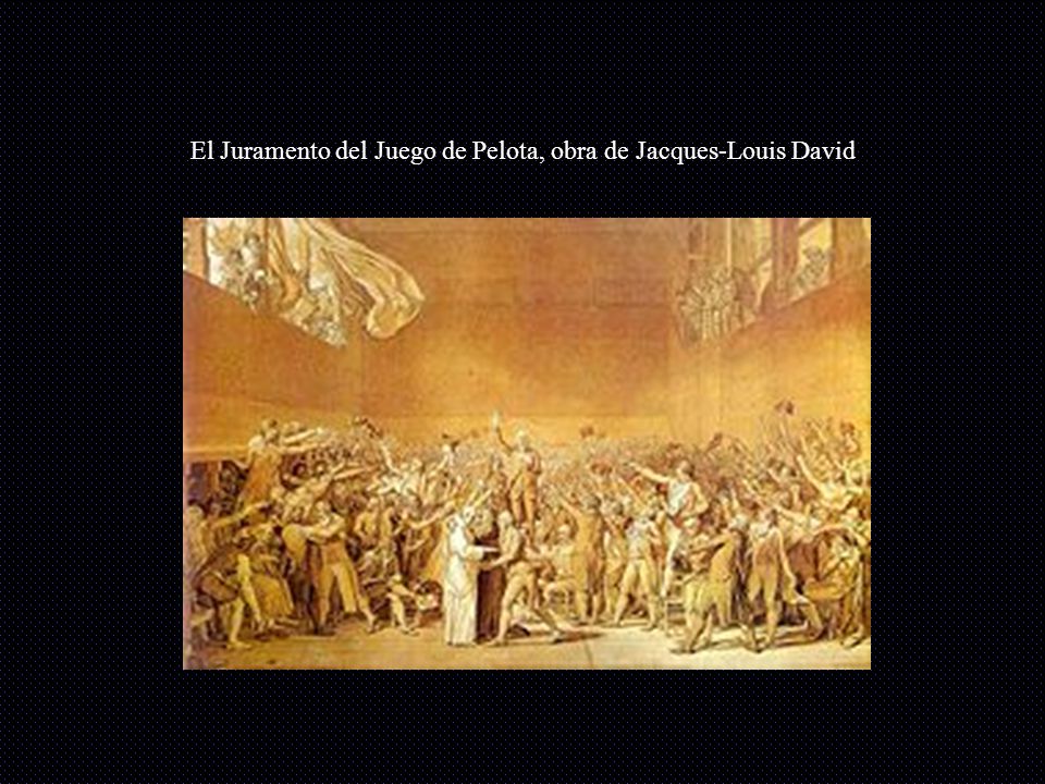 El Juramento del Juego de Pelota, obra de Jacques-Louis David