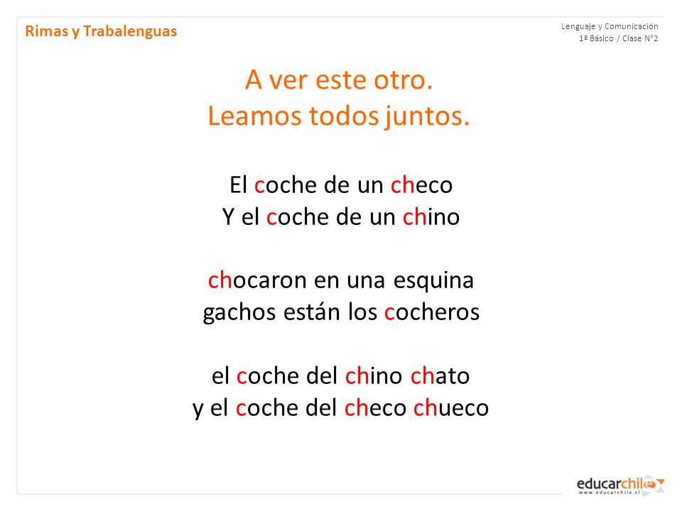 A ver este otro. Leamos todos juntos. El coche de un checo