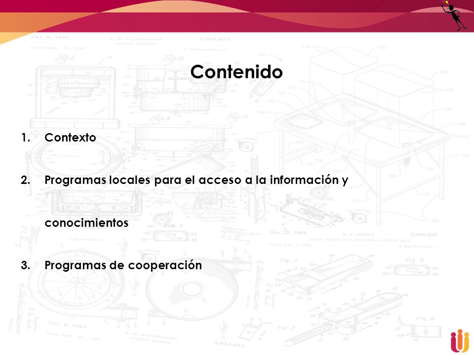 Contenido Contexto. Programas locales para el acceso a la información y conocimientos.