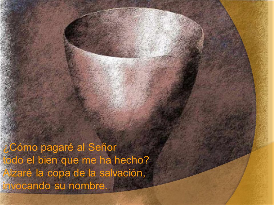 ¿Cómo pagaré al Señor todo el bien que me ha hecho
