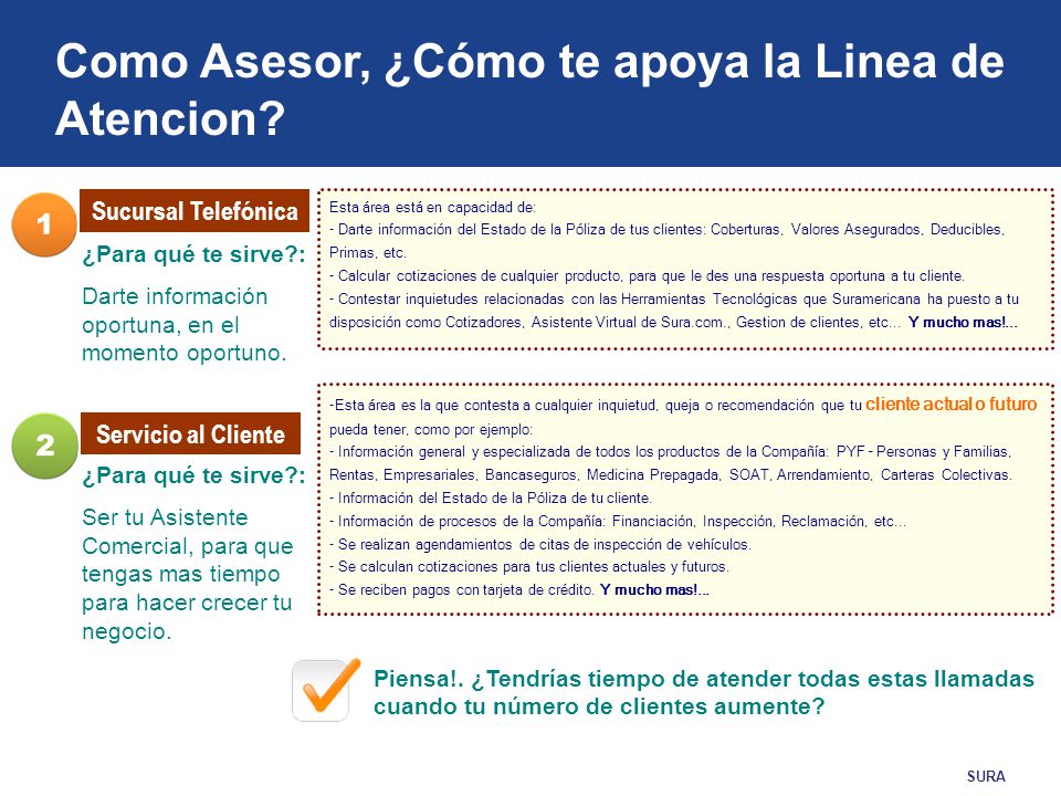 Como Asesor, ¿Cómo te apoya la Linea de Atencion
