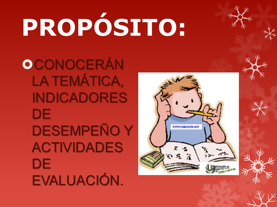 PROPÓSITO: CONOCERÁN LA TEMÁTICA, INDICADORES DE DESEMPEÑO Y ACTIVIDADES DE EVALUACIÓN.