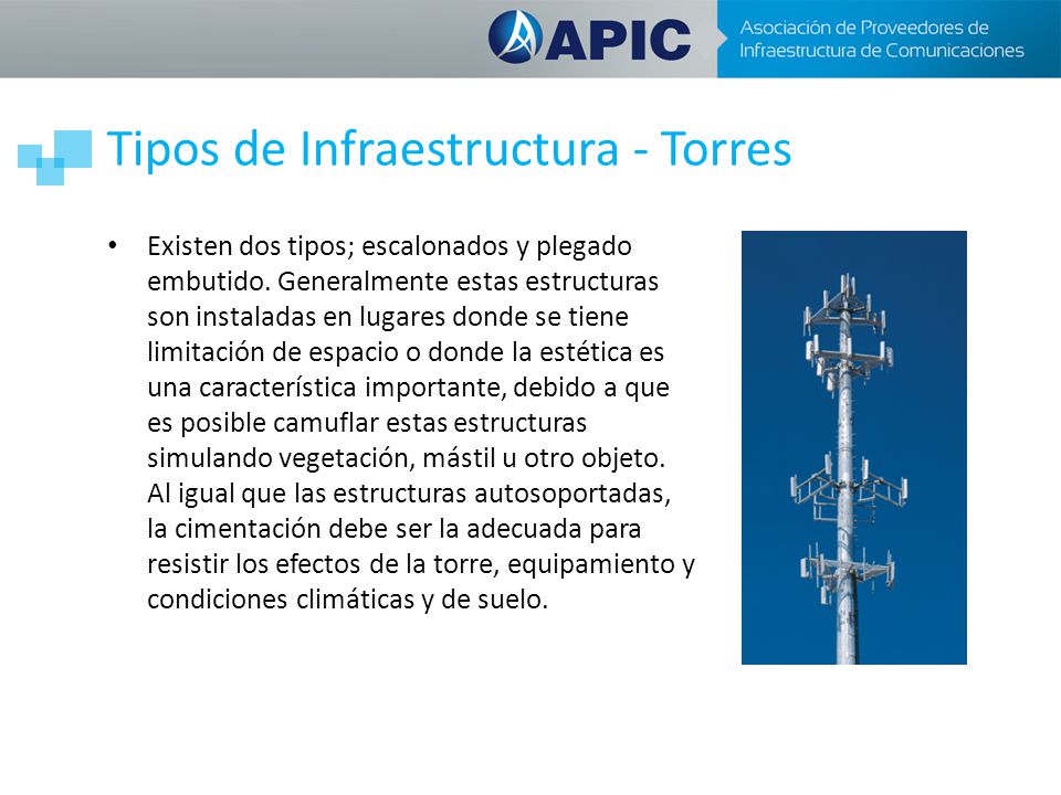 Tipos de Infraestructura - Torres