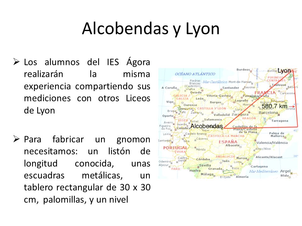 Alcobendas y Lyon Los alumnos del IES Ágora realizarán la misma experiencia compartiendo sus mediciones con otros Liceos de Lyon.