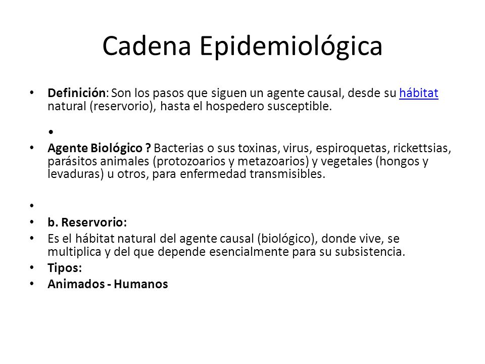 Cadena Epidemiológica - ppt video online descargar