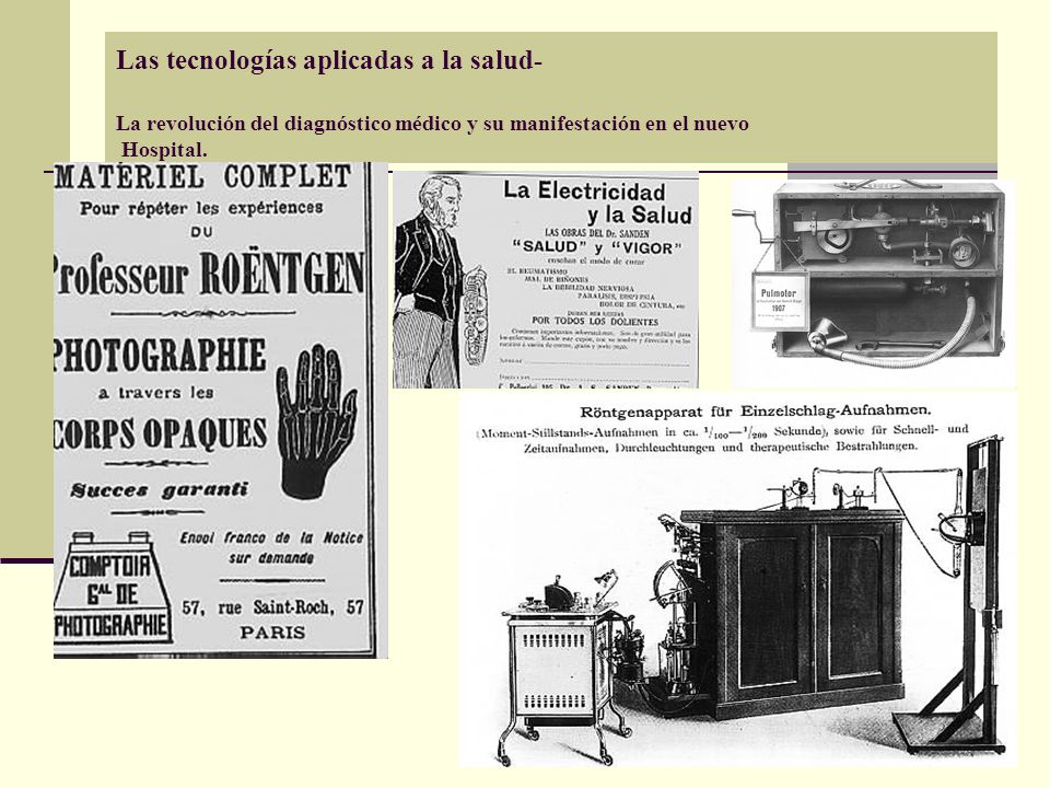 Las tecnologías aplicadas a la salud- La revolución del diagnóstico médico y su manifestación en el nuevo Hospital.