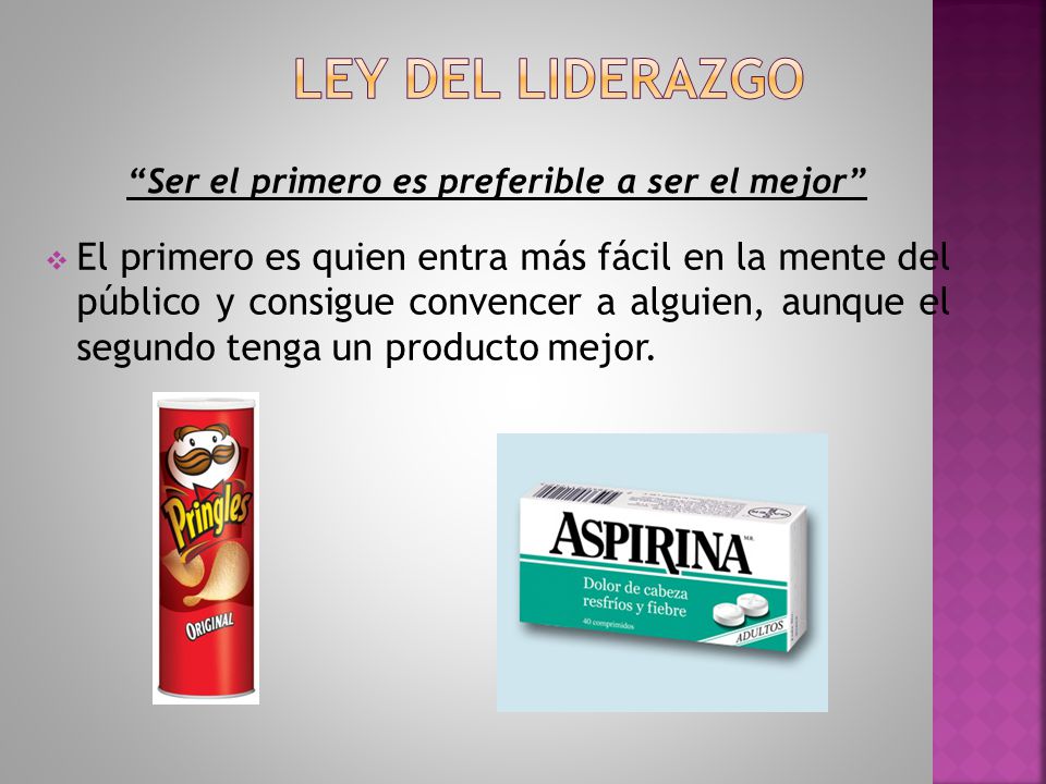 Ser el primero es preferible a ser el mejor