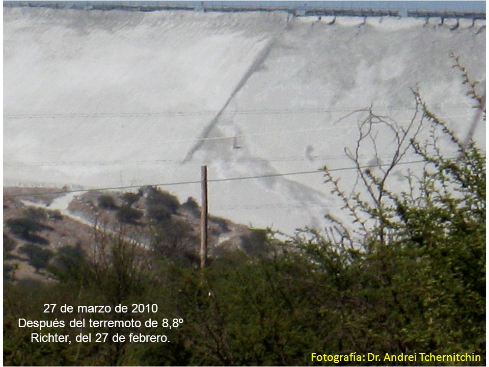 Después del terremoto de 8,8º Richter, del 27 de febrero.