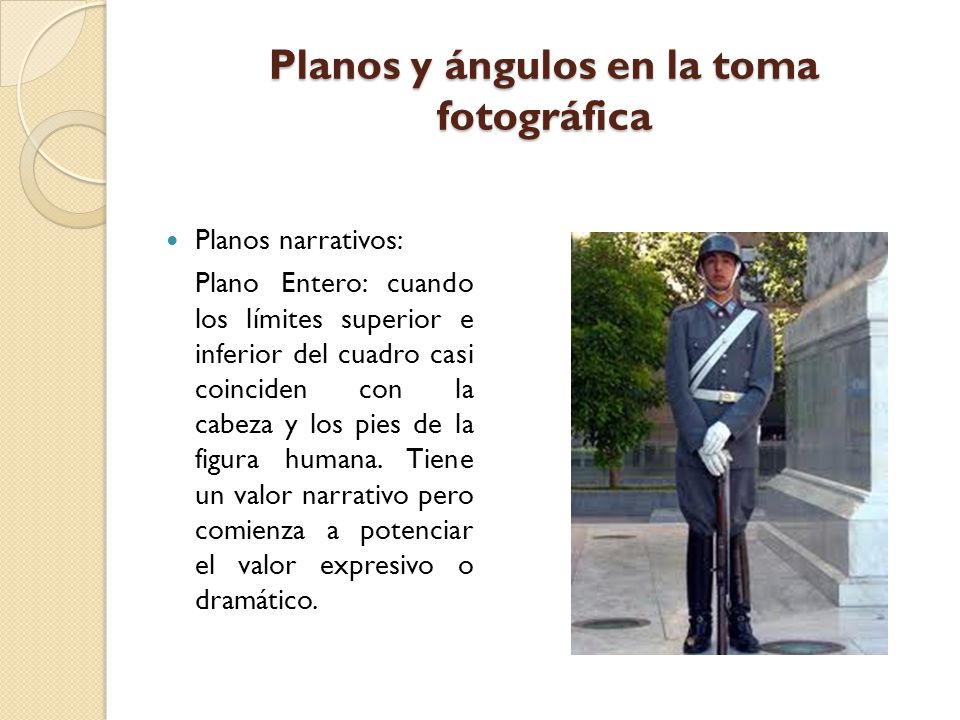 Planos y ángulos en la toma fotográfica