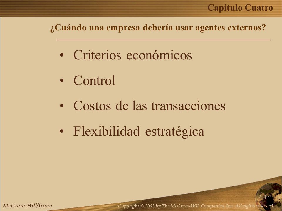 ¿Cuándo una empresa debería usar agentes externos