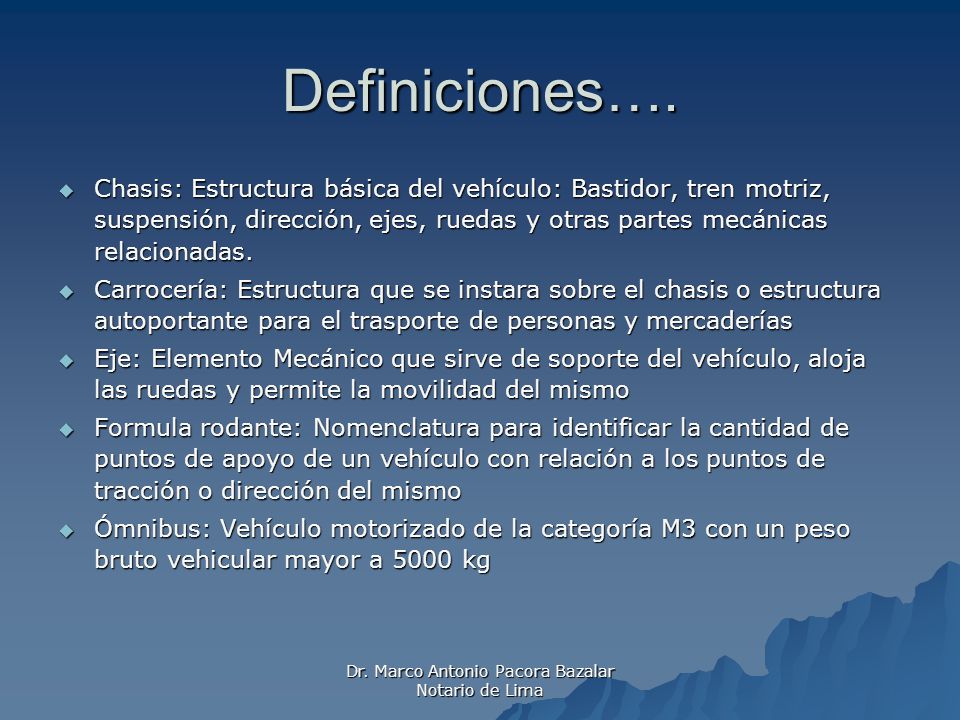 Dr. Marco Antonio Pacora Bazalar Notario de Lima