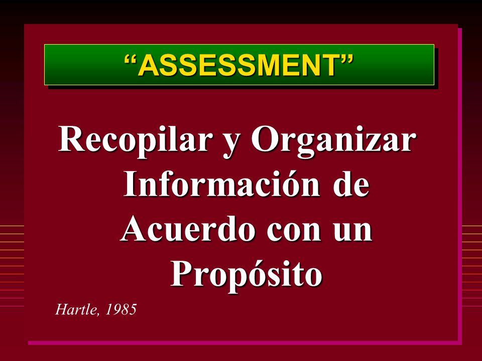 Recopilar y Organizar Información de Acuerdo con un Propósito