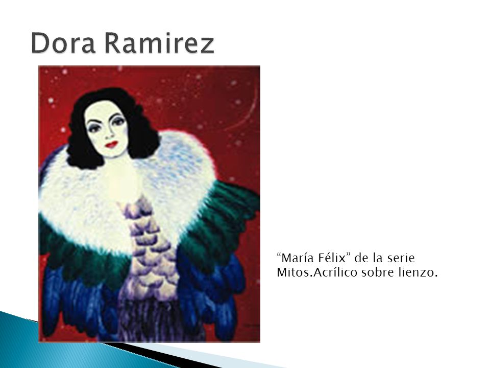 Dora Ramirez María Félix de la serie Mitos.Acrílico sobre lienzo.