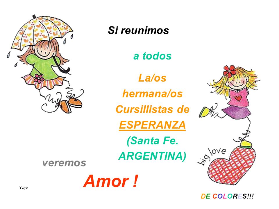 La/os hermana/os Cursillistas de ESPERANZA (Santa Fe. ARGENTINA)