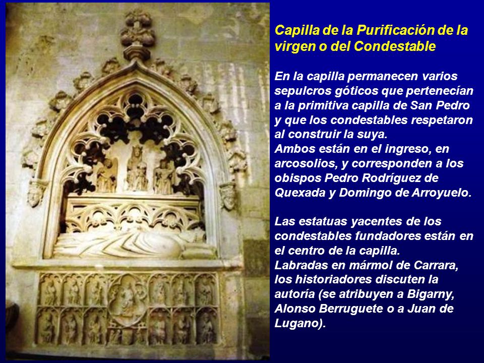 Capilla de la Purificación de la virgen o del Condestable