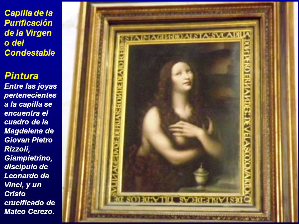Pintura Capilla de la Purificación de la Virgen o del Condestable