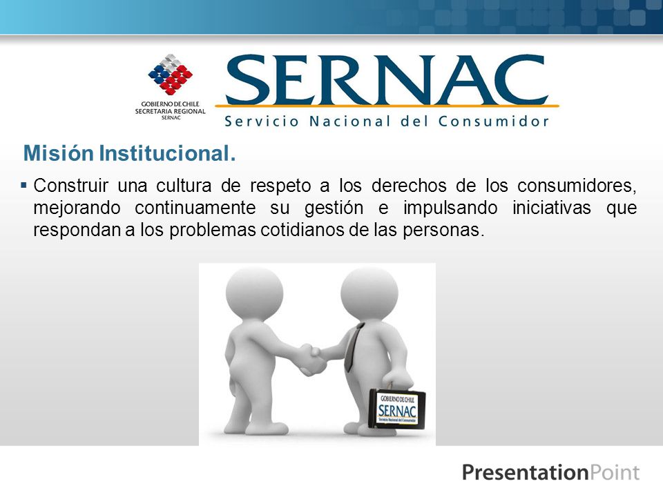 Construir una cultura de respeto a los derechos de los consumidores, mejorando continuamente su gestión e impulsando iniciativas que respondan a los problemas cotidianos de las personas.
