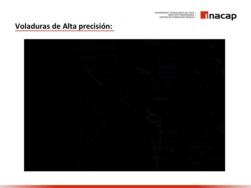 Voladuras de Alta precisión: