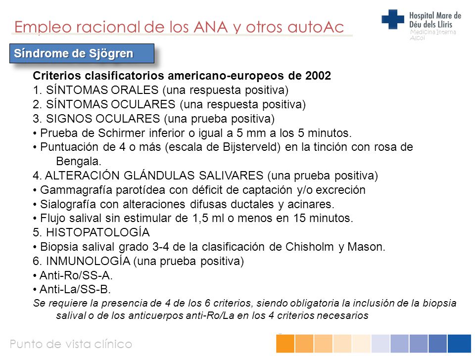 Empleo racional de los ANA y otros autoAc