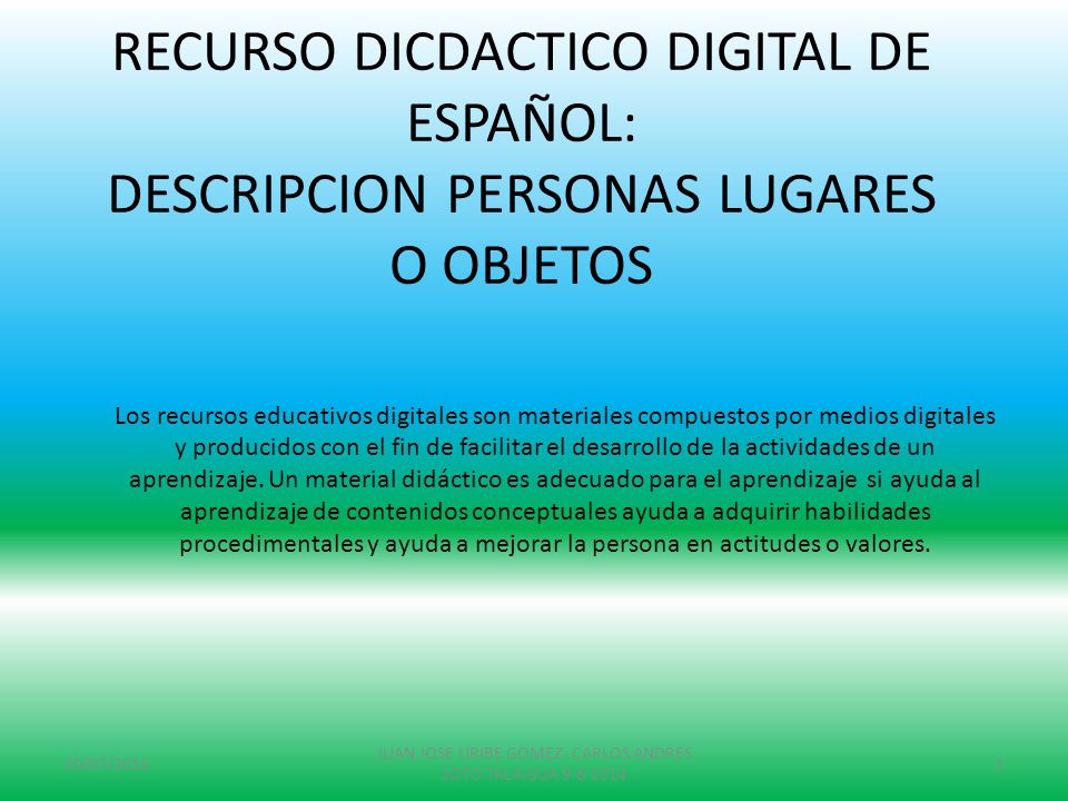 JUAN JOSE URIBE GOMEZ- CARLOS ANDRES SOTO TALAIGUA 9-B 2014