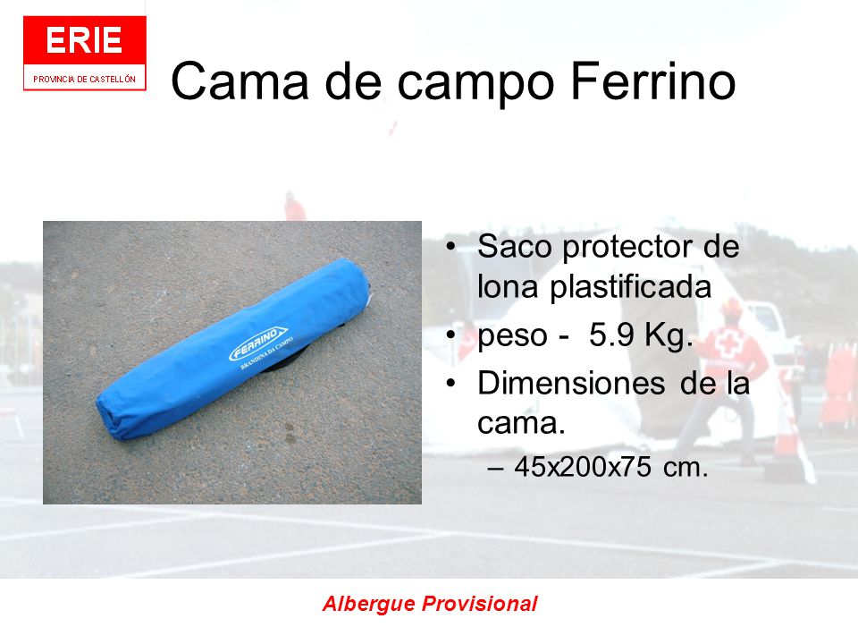 Cama de campo Ferrino Saco protector de lona plastificada