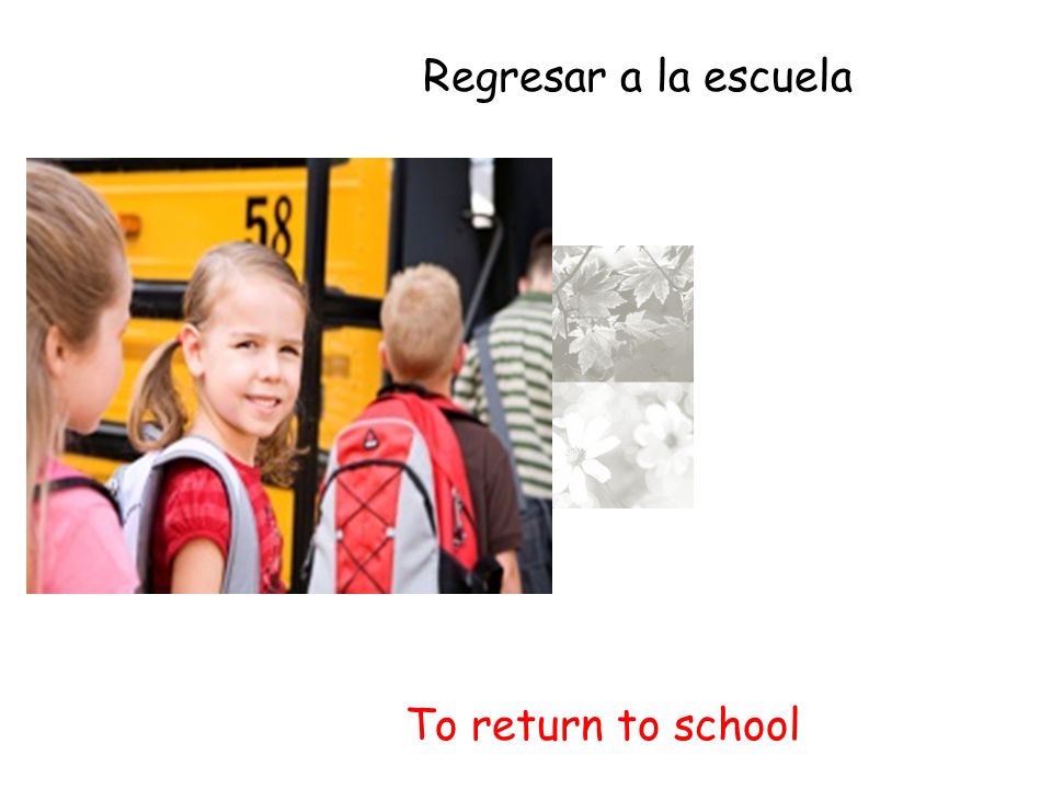 Regresar a la escuela To return to school 26