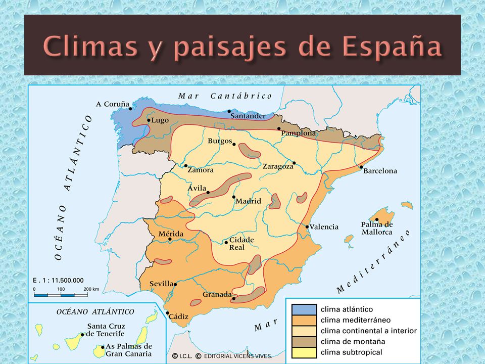 Climas y paisajes de España