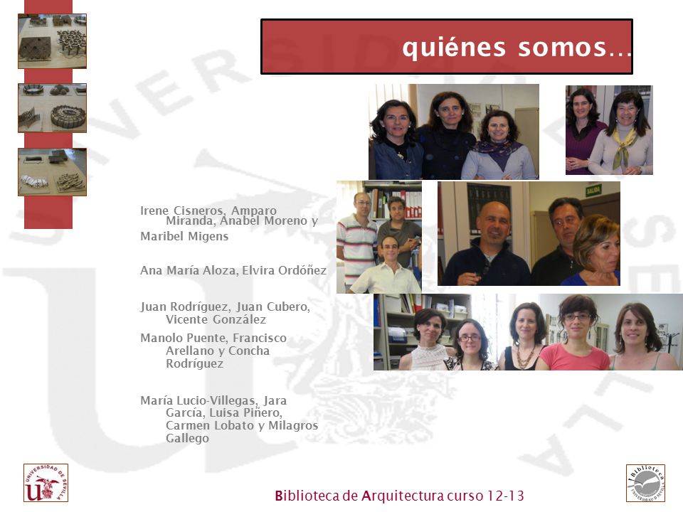quiénes somos… Irene Cisneros, Amparo Miranda, Anabel Moreno y