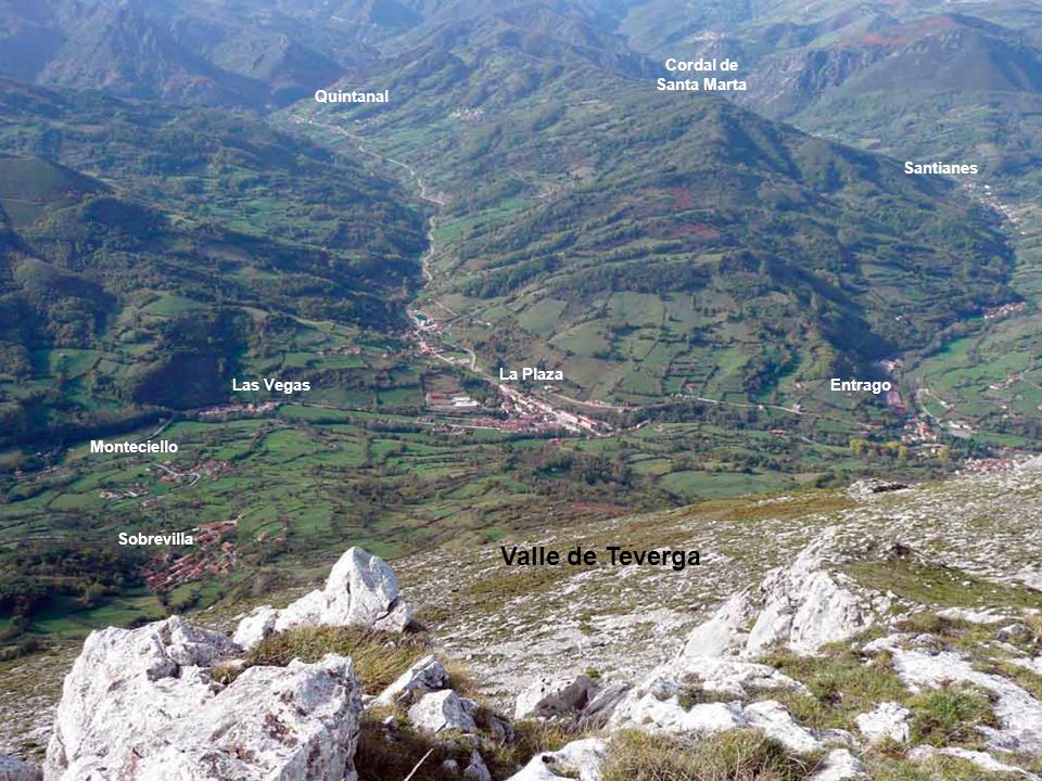 Valle de Teverga Cordal de Santa Marta Quintanal Santianes La Plaza