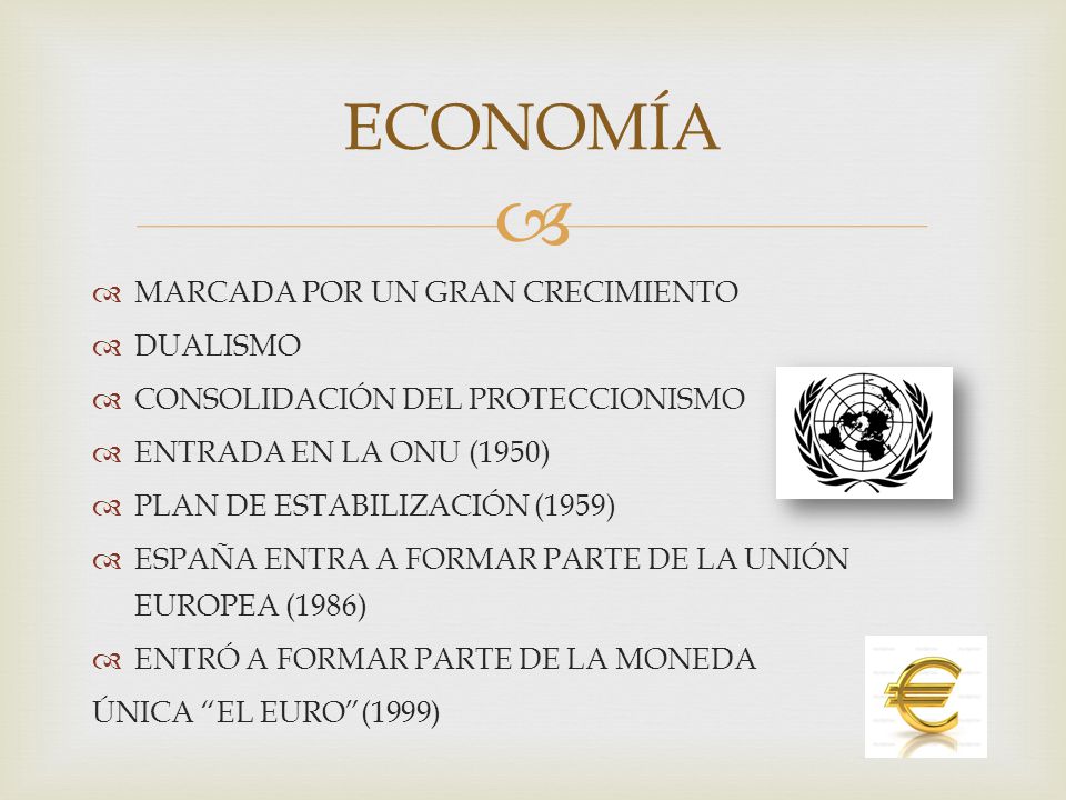 ECONOMÍA MARCADA POR UN GRAN CRECIMIENTO DUALISMO