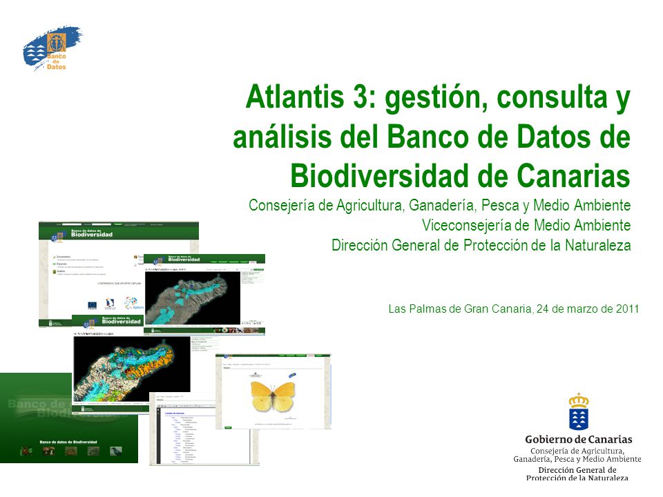 Atlantis 3: gestión, consulta y análisis del Banco de Datos de