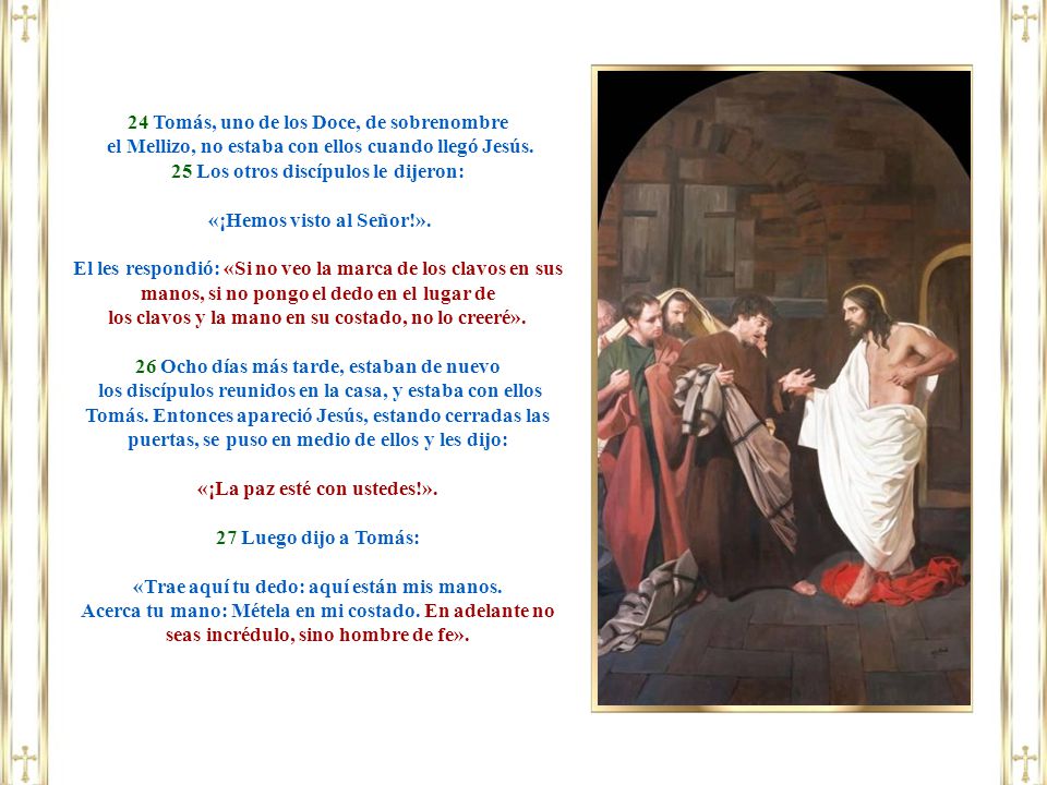 24 Tomás, uno de los Doce, de sobrenombre