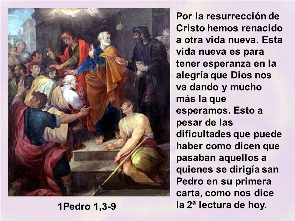 Por la resurrección de Cristo hemos renacido a otra vida nueva