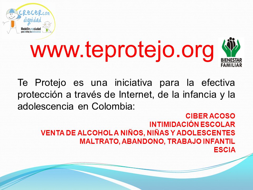 Te Protejo es una iniciativa para la efectiva protección a través de Internet, de la infancia y la adolescencia en Colombia: