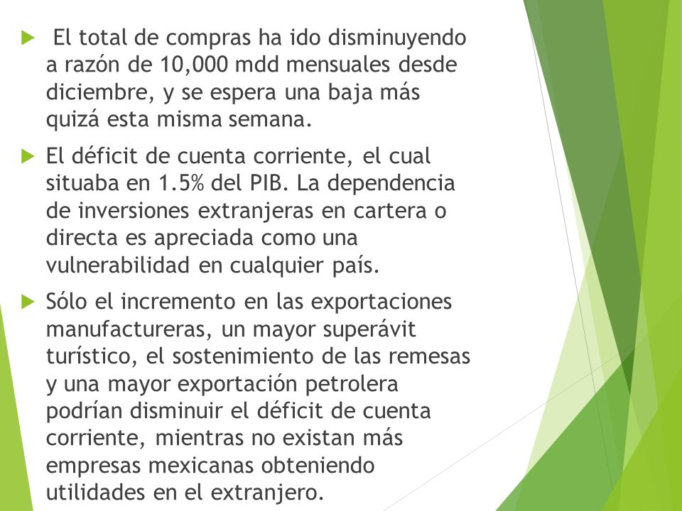 El total de compras ha ido disminuyendo a razón de 10,000 mdd mensuales desde diciembre, y se espera una baja más quizá esta misma semana.