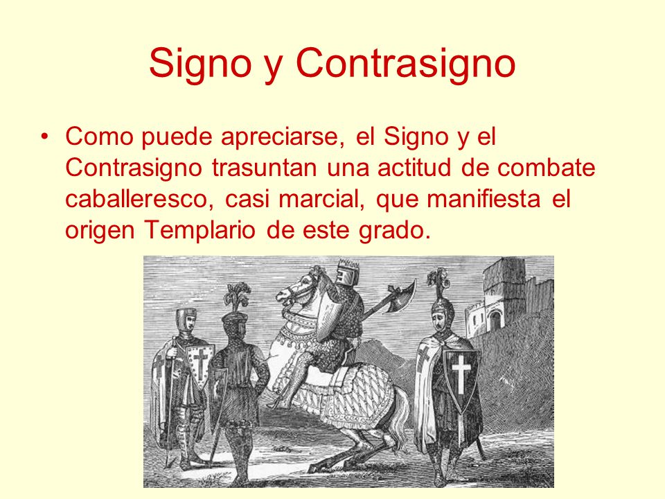 Signo y Contrasigno