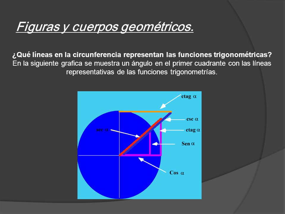Figuras y cuerpos geométricos.