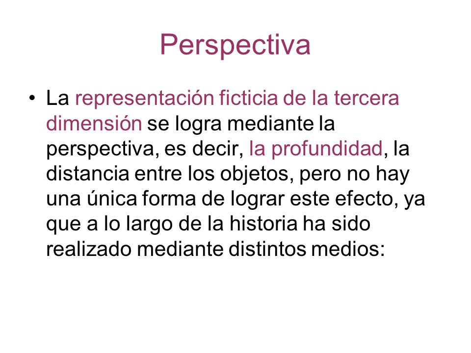 Perspectiva