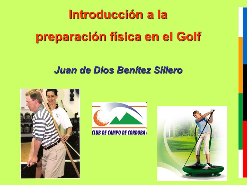 preparación física en el Golf Juan de Dios Benítez Sillero