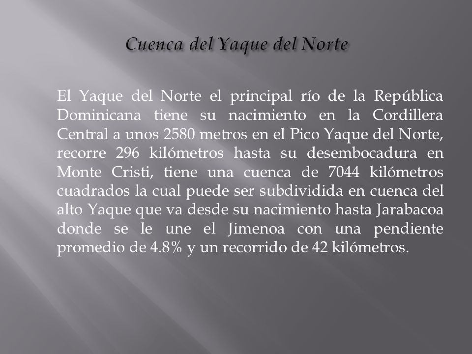Cuenca del Yaque del Norte